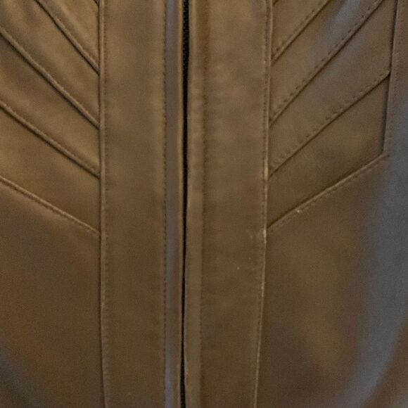 Avanti brown jacket size small leather - Picture 8 of 8